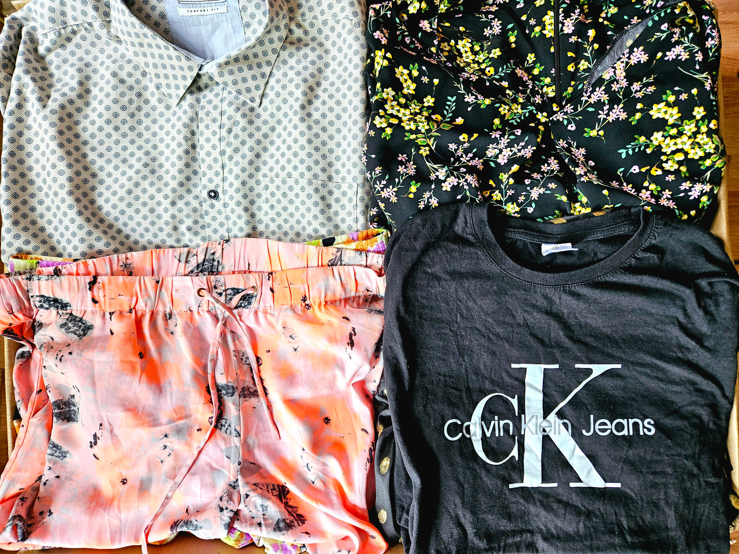 Clothing Mix Cream + Grade A Europe Large Sizes XL Women's-Men's