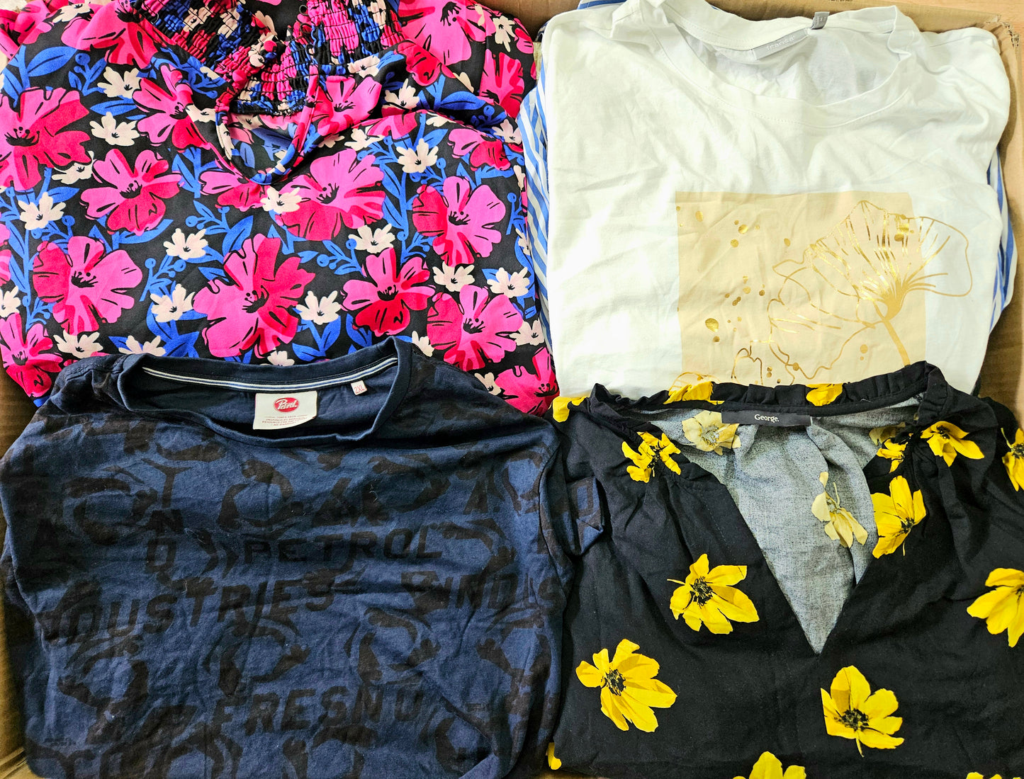 Clothing Mix Cream + Grade A Europe Large Sizes XL Women's-Men's
